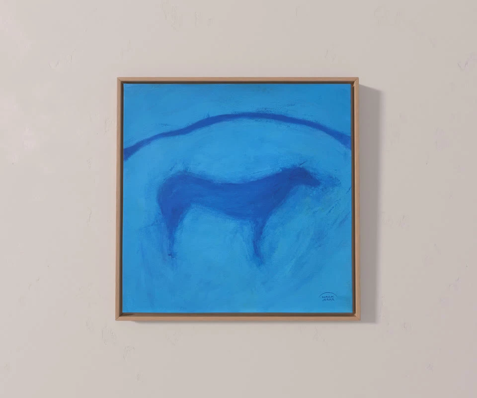 Blue Dream, 2024, oil on canvas with matte finish